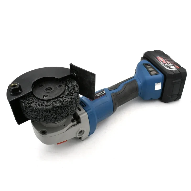Battery Powered 3-In-1 Suace Blaster Tool Kit Rechargeable Electric Rust Paint Sticker Removal With Eraser Wire Wheel