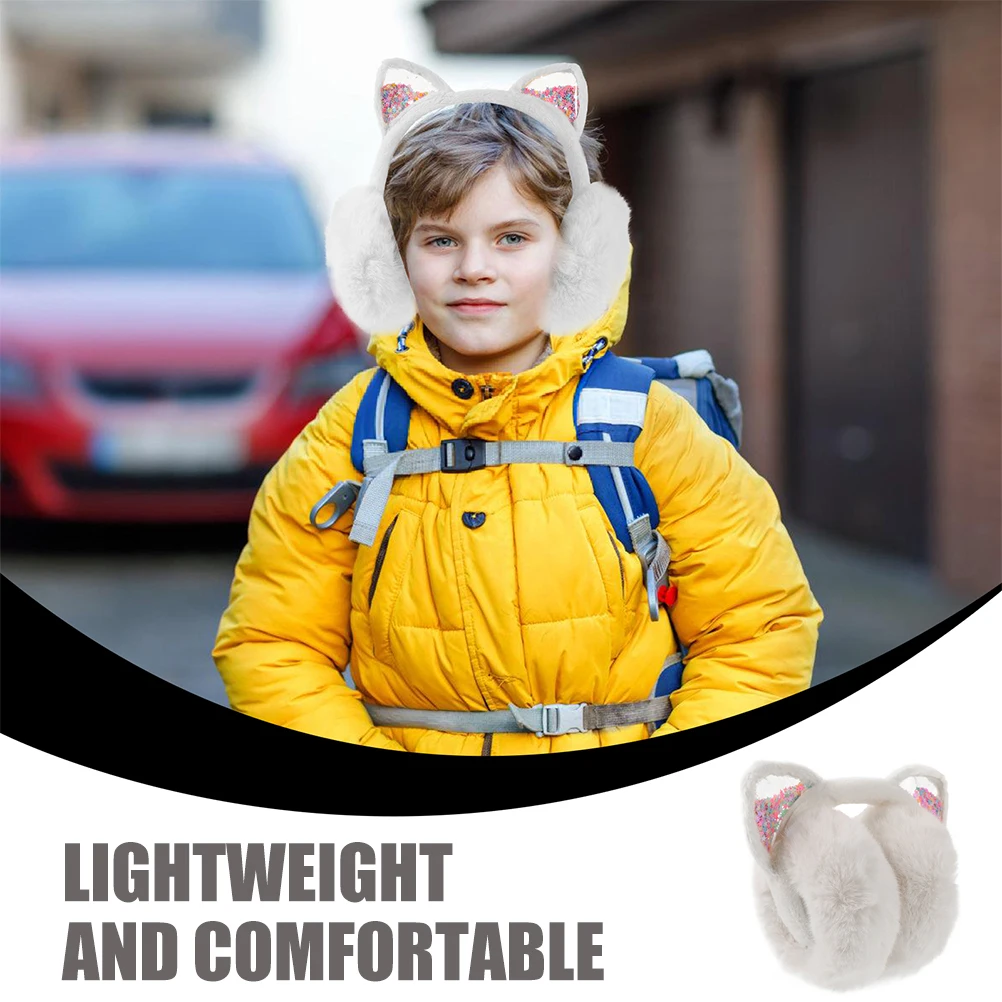 

2pcs Winter Muffs Warmer For Women Girls Lightweight Comfortable Earmuffs Covers For Cold Weatherwinter Ear Cover Ear Muff