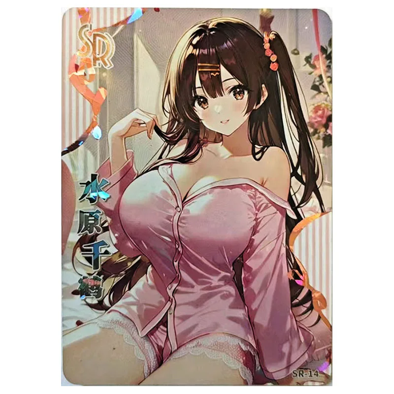 애니메이션 여신 이야기 희귀 SR 수집가 카드 엘리자 에밀리아 엘렌 조 스파클 바바라 토키사키 쿠루미 소년을위한 장난감 생일 선물