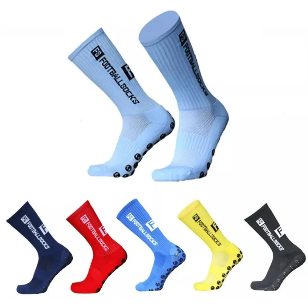 

Soccer Anti-slip Socks Women's Men's Match Training Sports Dot Gel Anti-slip Stretch Mid-calf Socks Basketball Yoga Socking