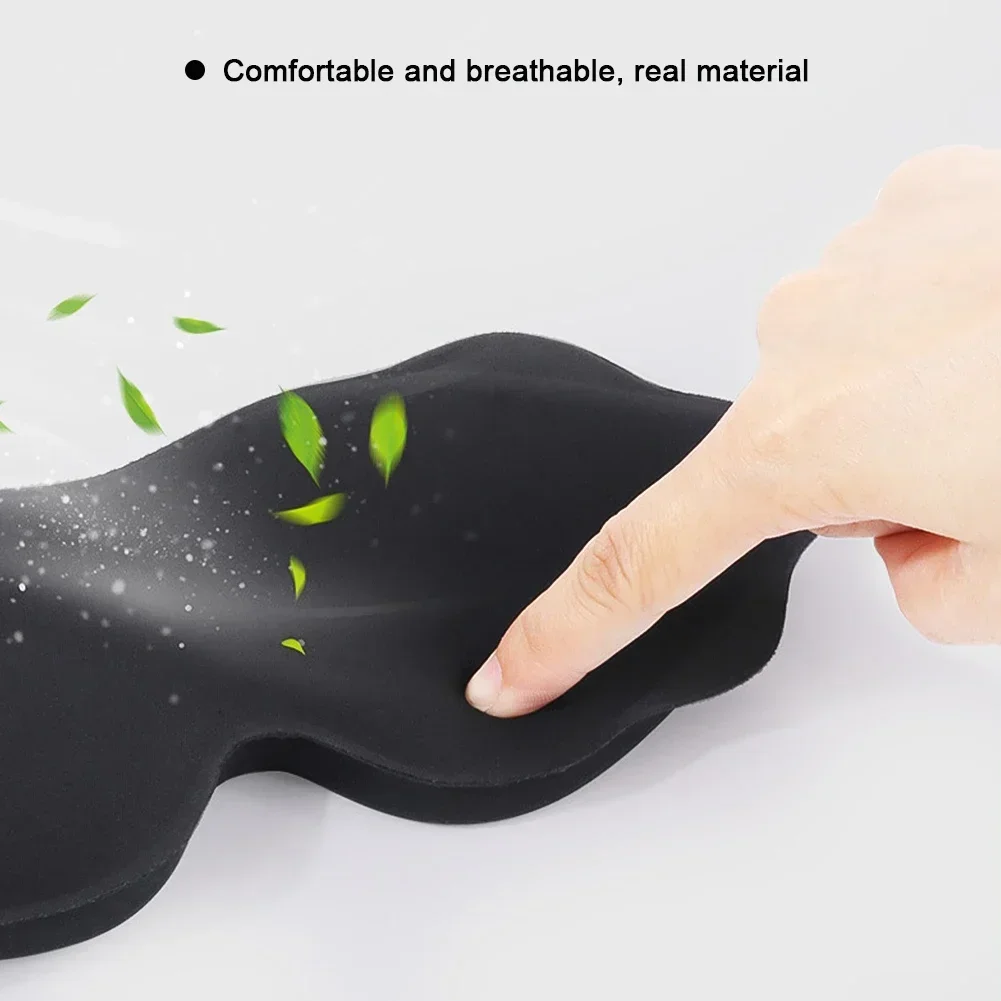 3D Sleeping Mask Memory Foam Block Out Light Sleep Mask Eye Shade Blindfold for Eye Sleep Masker Sleeping Aid Face Mask Eyepatch