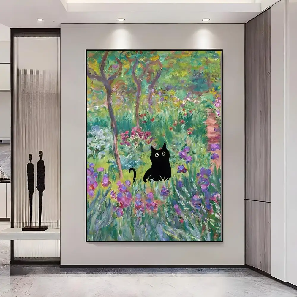 الفن كلود مونيه اللوحة الخط قماش الكتان المشارك جدار الفن يطبع لغرفة المعيشة غرفة نوم مكتب هدية تزيين المنزل