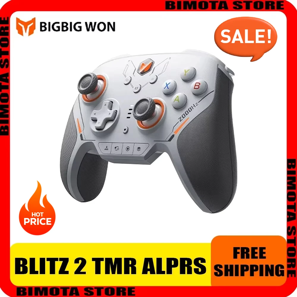 

Bigbig Won Blitz 2 Tmr Alprs Gamepad Bluetooth Game Controller Nearlink Gaming Gamepad 3 Mode Accessories ManWireless 2k Return