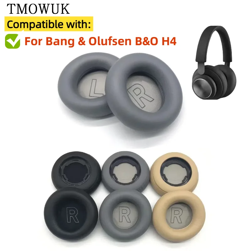 

Soft Foam Protein Leather Headphone Earpads Ear Pads Compatible For Bang & Olufsen B&O H4 Headset Earmuff Earphone Sleeve