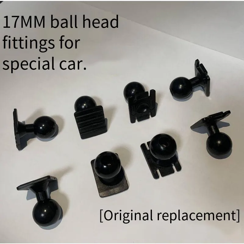 17mm Kugelkopf-Auto-Handyhalterung, universeller Ersatz-Adapter, passend für alle gängigen Fahrzeughalterungen am Armaturenbrett