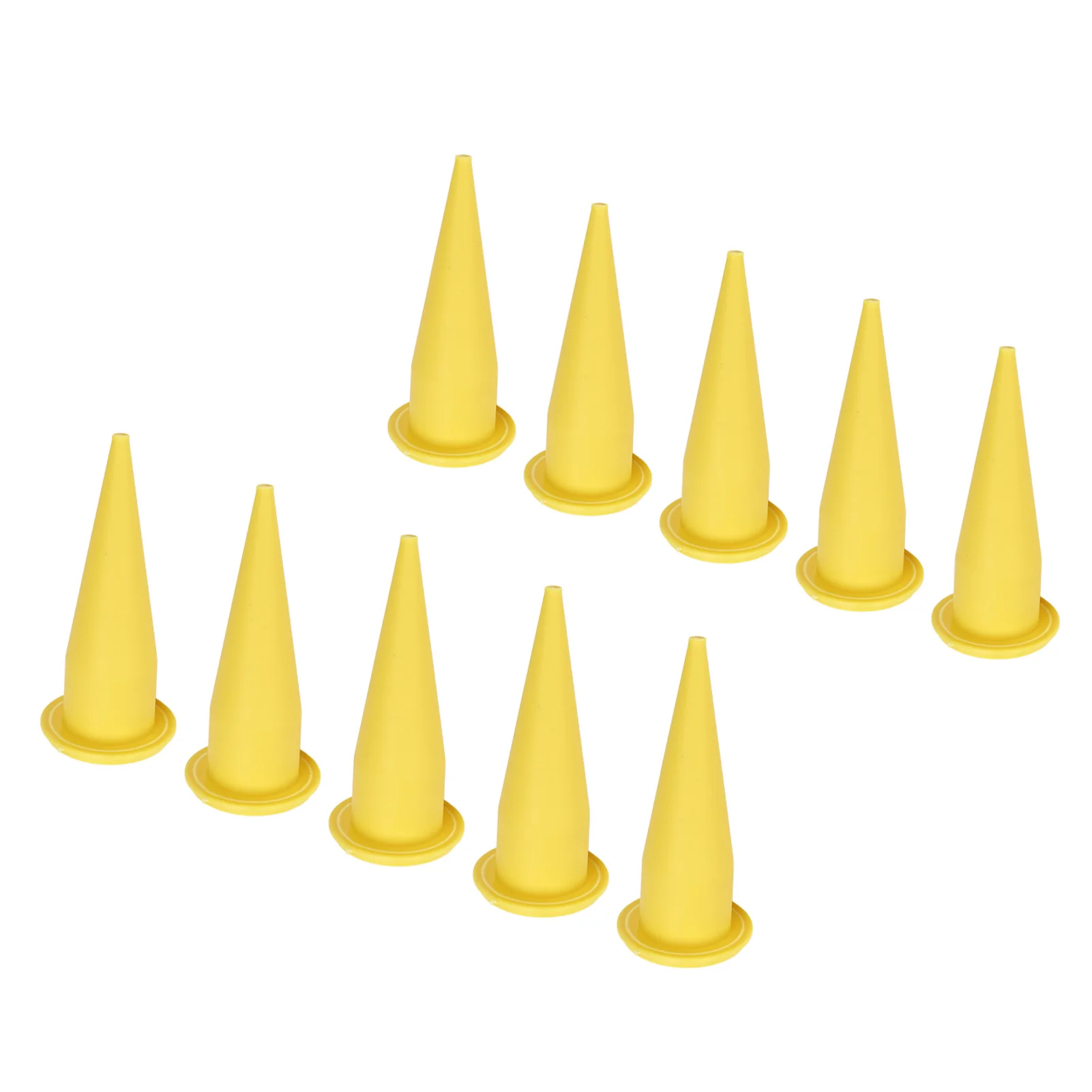 50Pcs Caulk Cone Nozzle PE Plastic Fine Tip Reusable Caulking Nozzle for Sealant Glue