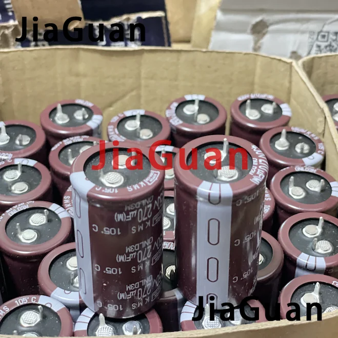 10PCS NEW NIPPON KMS 450V270UF 25X45MM NCC electrolytic capacitor 270UF/450V CHEMI-CON 105 degrees 270UF 450V image 5