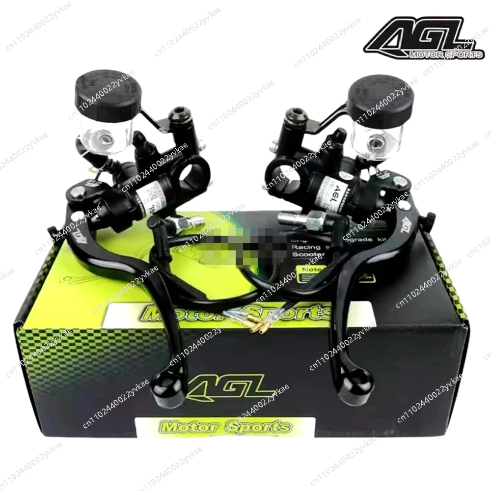 

17,5RCS 22 мм мотоциклетный насос с ЧПУ, рычаг тормозной муфты, ручка, гидравлический главный цилиндр для гоночного электрического скутера, мото-байка