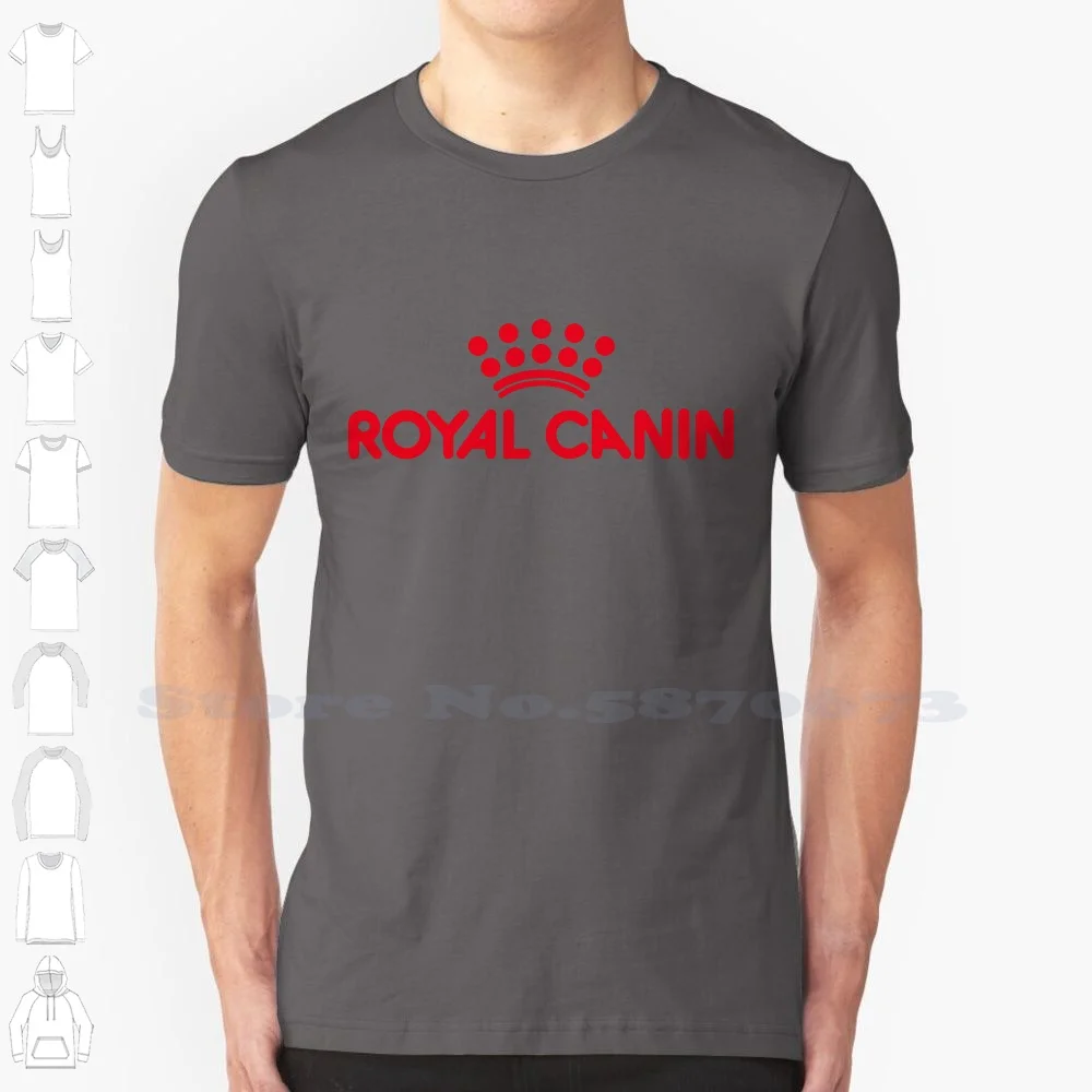 Royal Canin Logo Casual Streetwear Print Logo T-shirt Graphic 100% Cotton Tee