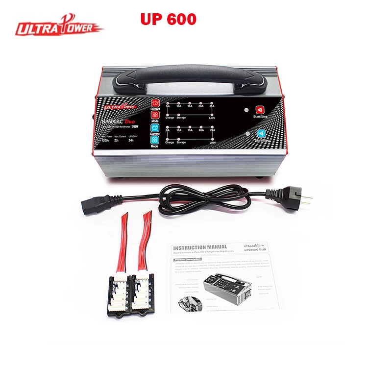 UP600AU DUA 2-6 S lipo lihv charger 1200W(2x600W)