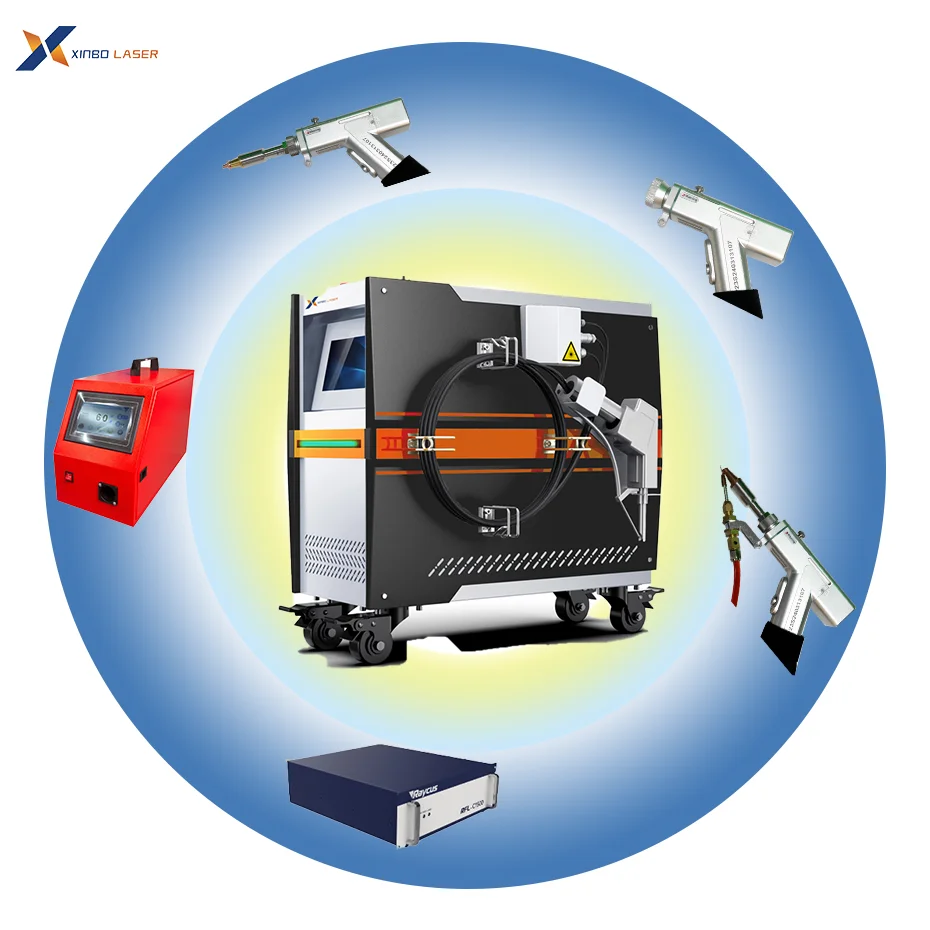 

Лазерный сварочный аппарат с воздушным охлаждением 1500 Вт - Миниатюрный портативный лазерный сварочный аппарат