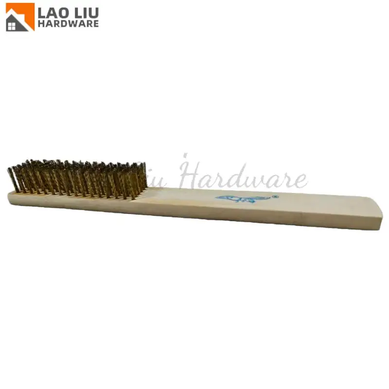 

Стальная проволочная щетка в форме ножа Чистка барбекю Проволока из нержавеющей стали Железная щетка Стальная медная щетка для удаления ржавчины Стальная проволочная щетка