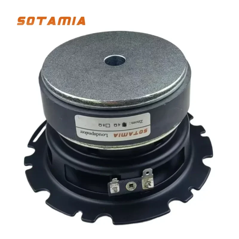 

SOTAMIA 1Pcs 4.5 Inch Mid Bass Audio Speaker 4Ohm 50W Mid Range Subwoofer Home Bookshelf Power Loudspeaker DIY Bluetooth Speaker