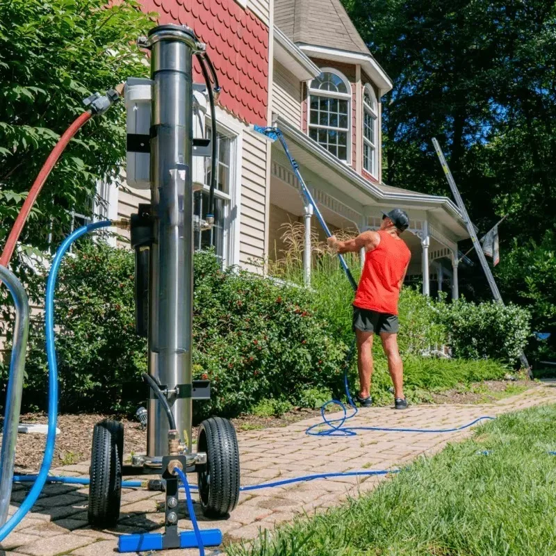 

Clean Windows Cleaning Filtration Reverse Osmosis Filtration Systems Portable Glass, Solar Panels Cleaning and Car Washing