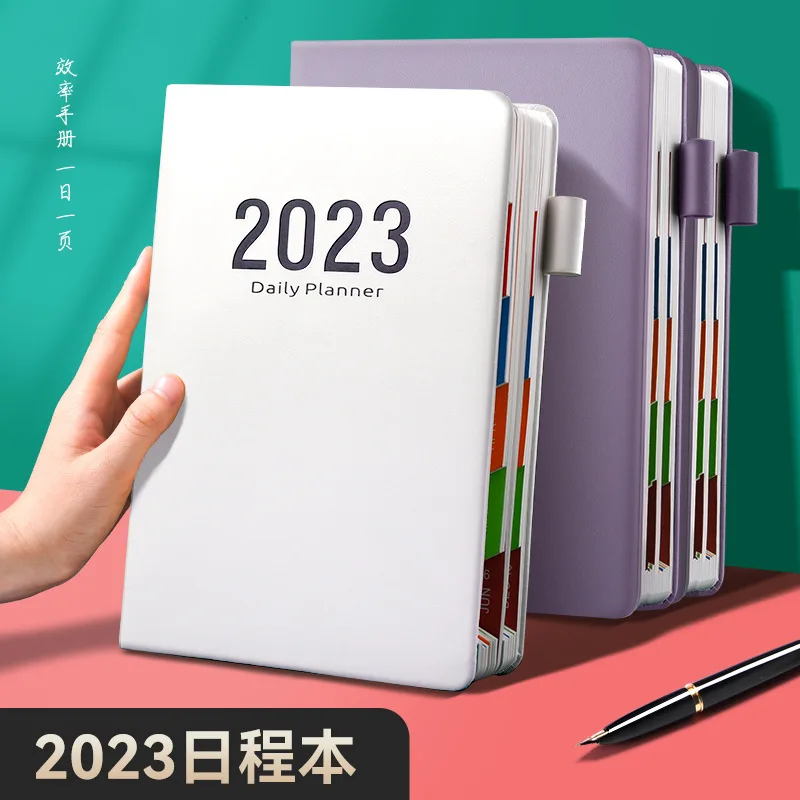 2023 Schedule This Plan This Calendar This Business Self-discipline Punch Book 365-day Time Management Efficiency Manual