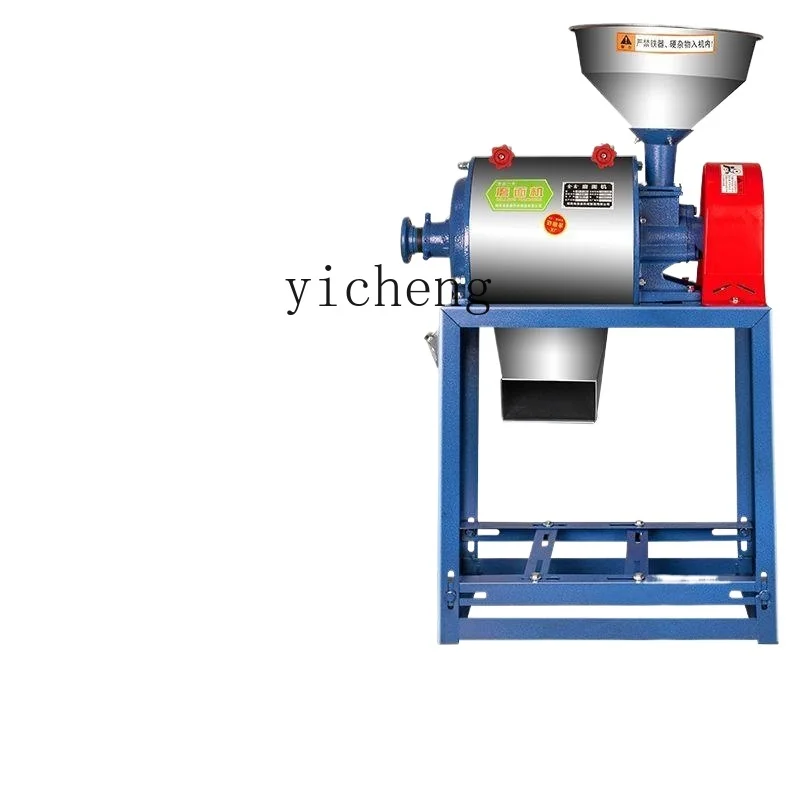 ZK automatic small flour mill wheat corn mill single vertical machine wheat family flour grain and oil