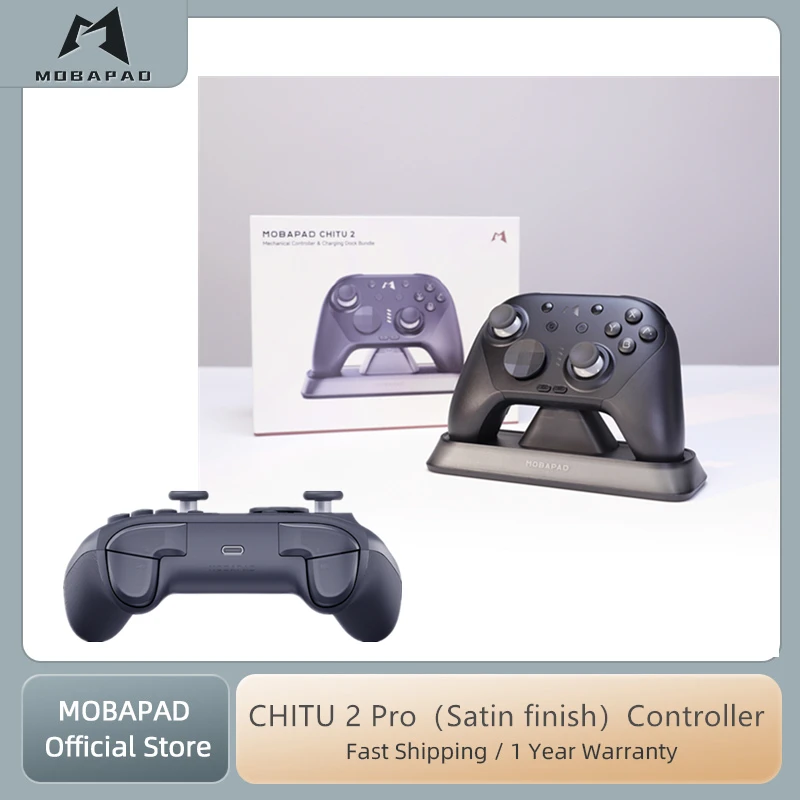 

MOBAPAD CHITU 2 Matte Version Pro 2 HD Bluetooth-контроллер с зарядной док-станцией для Nintendo Switch 1/2, ПК, Android, iOS, геймпад