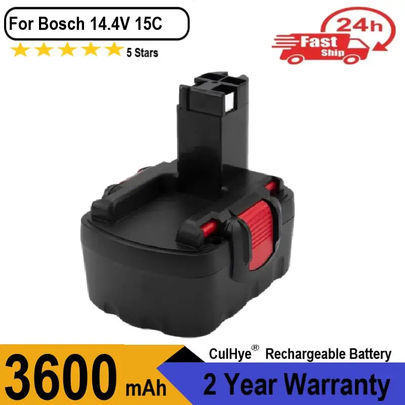 To 3600mAh Ni-MH 14.4V For Bosch BAT038 BAT140 BAT040 BAT041 BAT159 2607335275 2607335533 2607335534 2607335711 2607335465