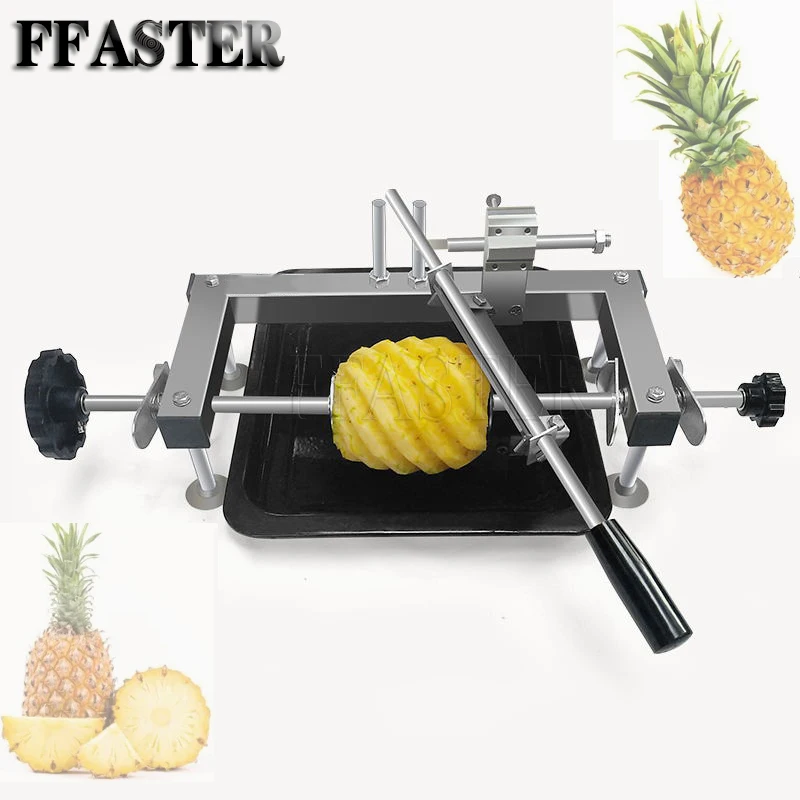 

Manual Stainless Steel Pineapple Peeling Machine With Replacement Blade Easy Operation Manual Fruit Peeler High Quality