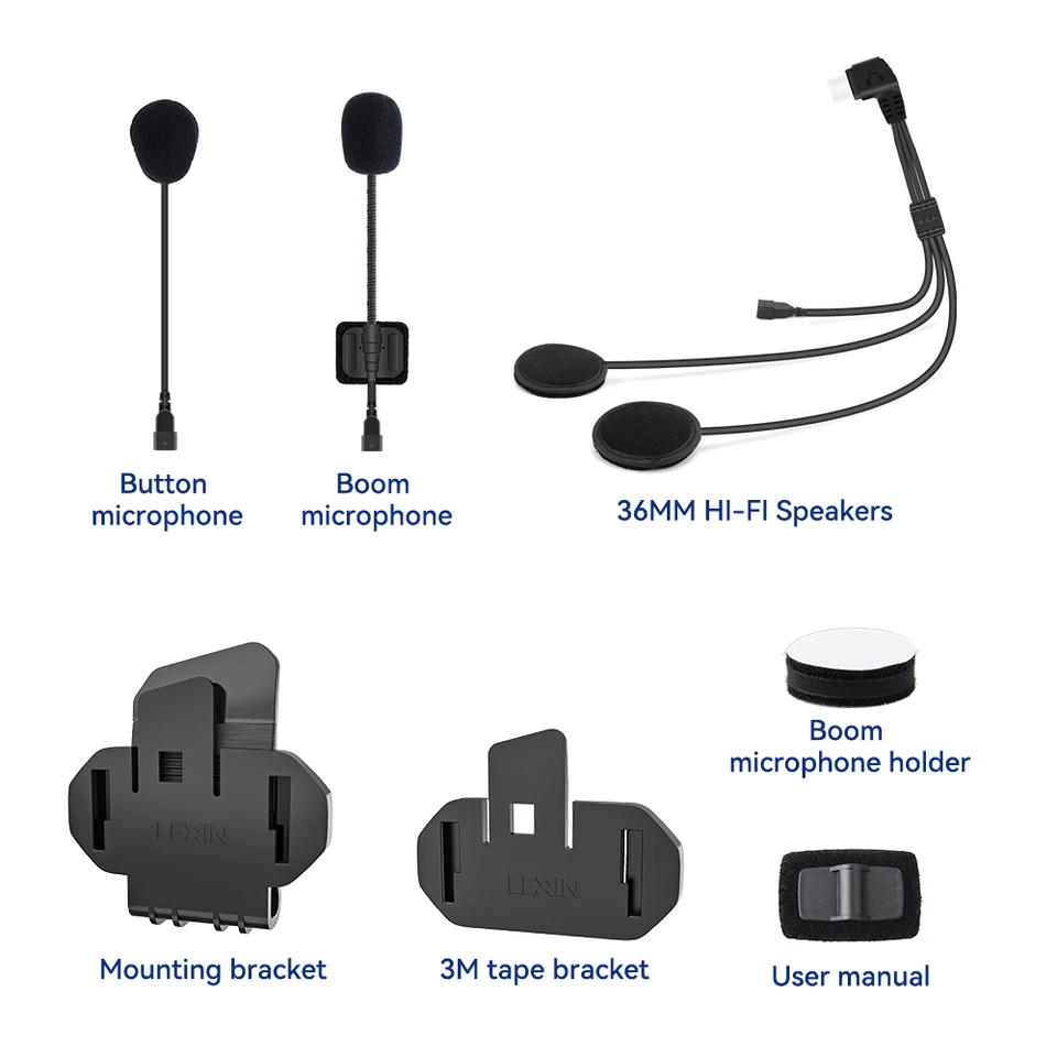 アクセサリー LEXIN GTX アクセサリー LEXIN GTX Lexin GTX Intercom Bluetooth For Motorcycle