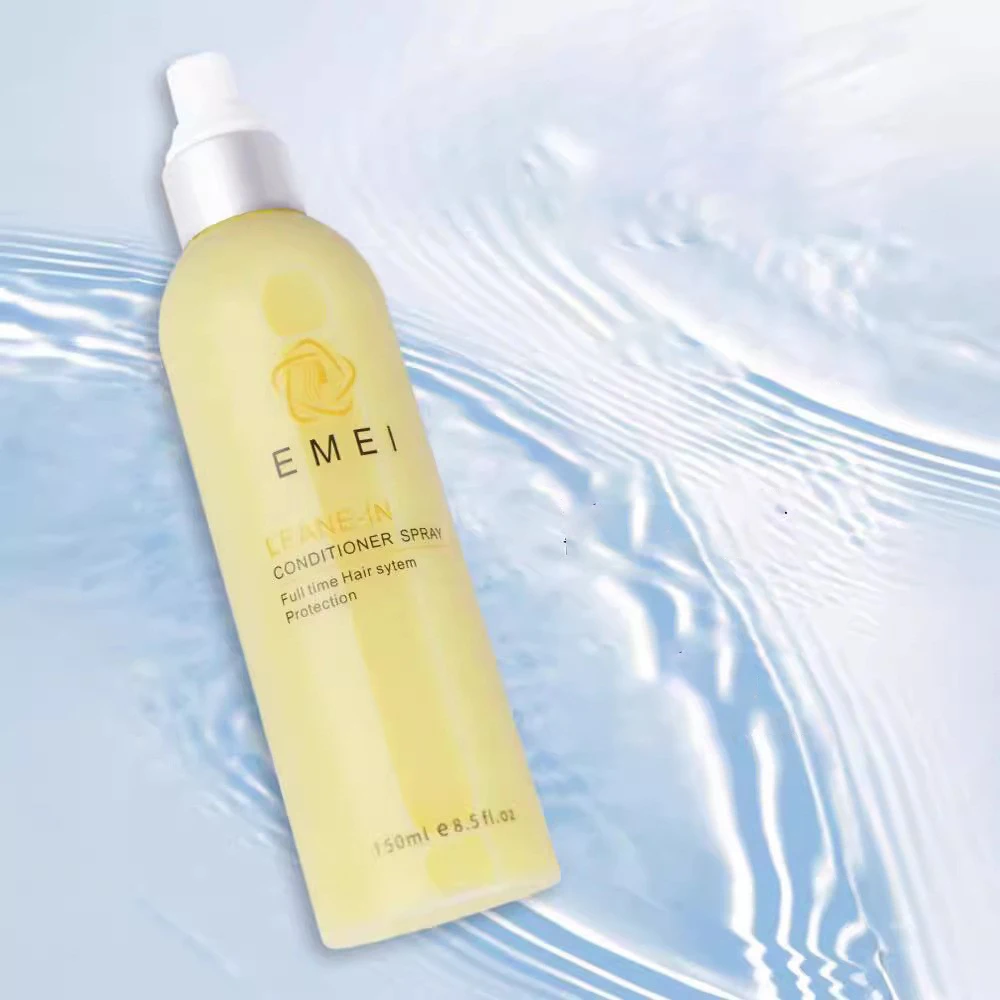 150 مل محلول مغذي للشعر المستعار لإصلاح الشعر الجاف والتالف ومضاد للتجعيد، رذاذ شعر حقيقي ناعم للعناية بالشعر المستعار