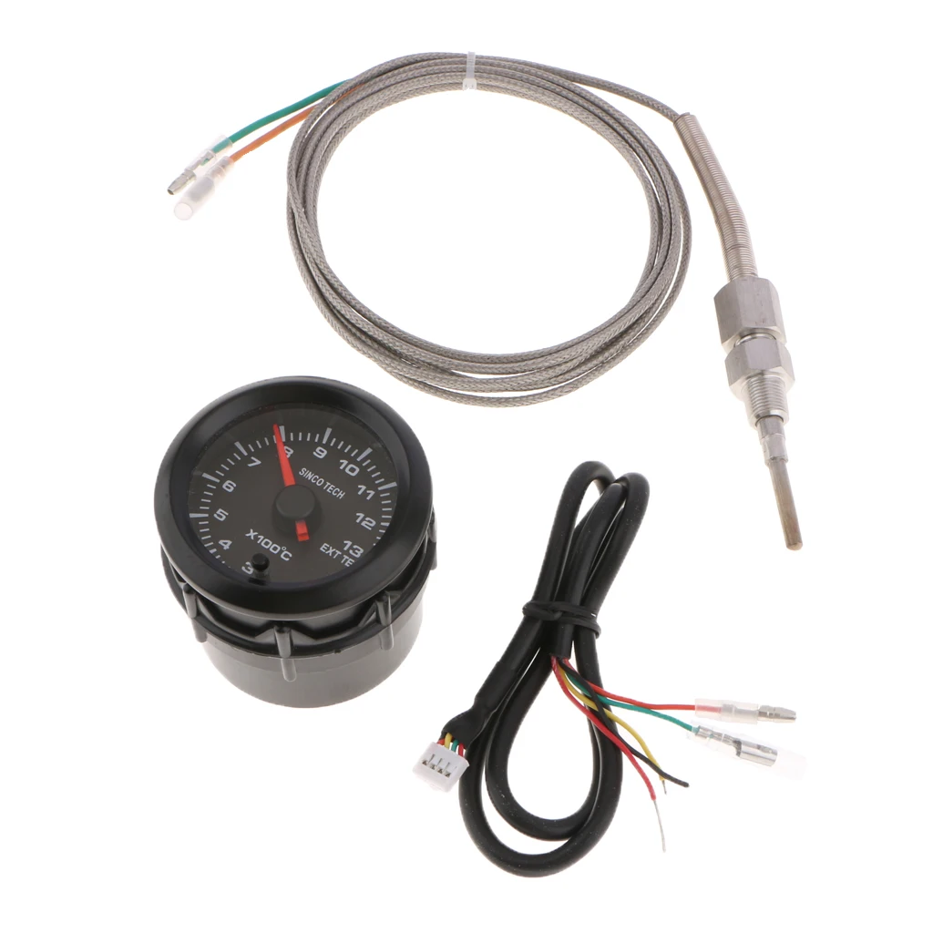 

12V 2'' 52mm Exhaust Temperature EGT Digital Display LED Auto Car Meter
