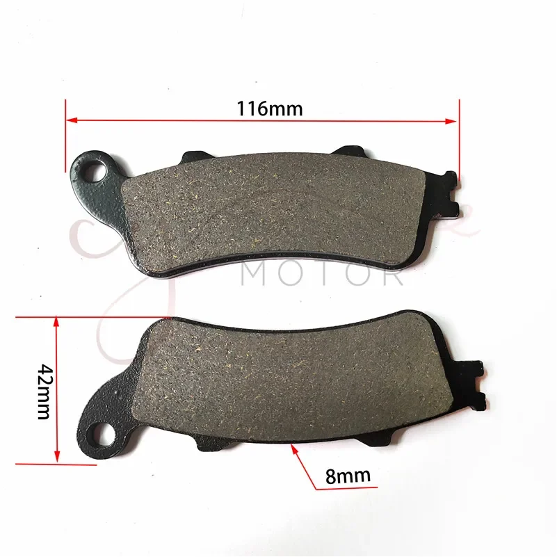 1/2/3 Pairs Front and Rear Motorcycle Brake Pads For HONDA STREET BIKES XL 1000 VX VY V1 V2 V3 V4 V5 V6 Varadero No ABS NT 650