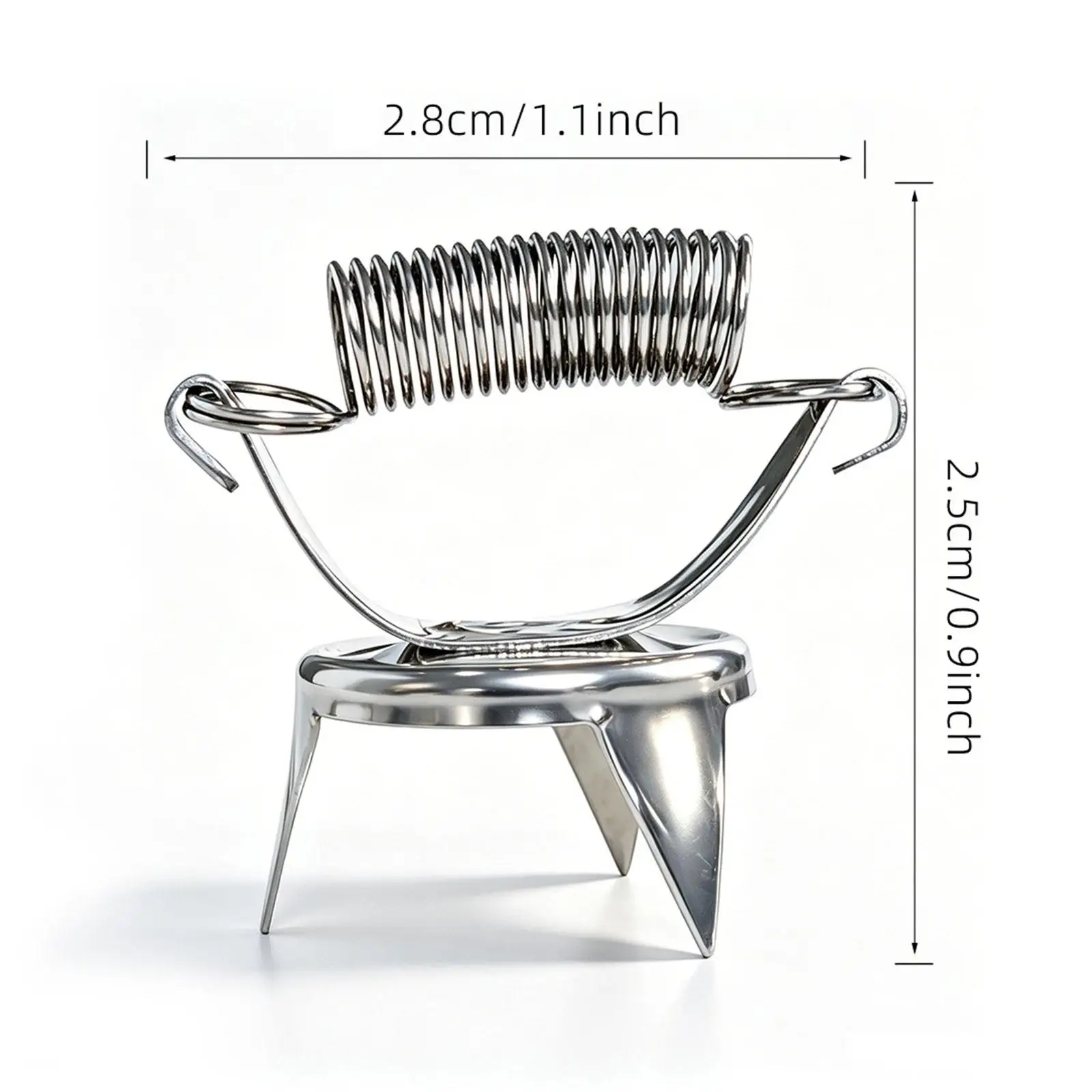 Portable Stainless Steel Pottery Glazing Clips Accurate Detail Tool for DIY Clay Sculpture and Trimming