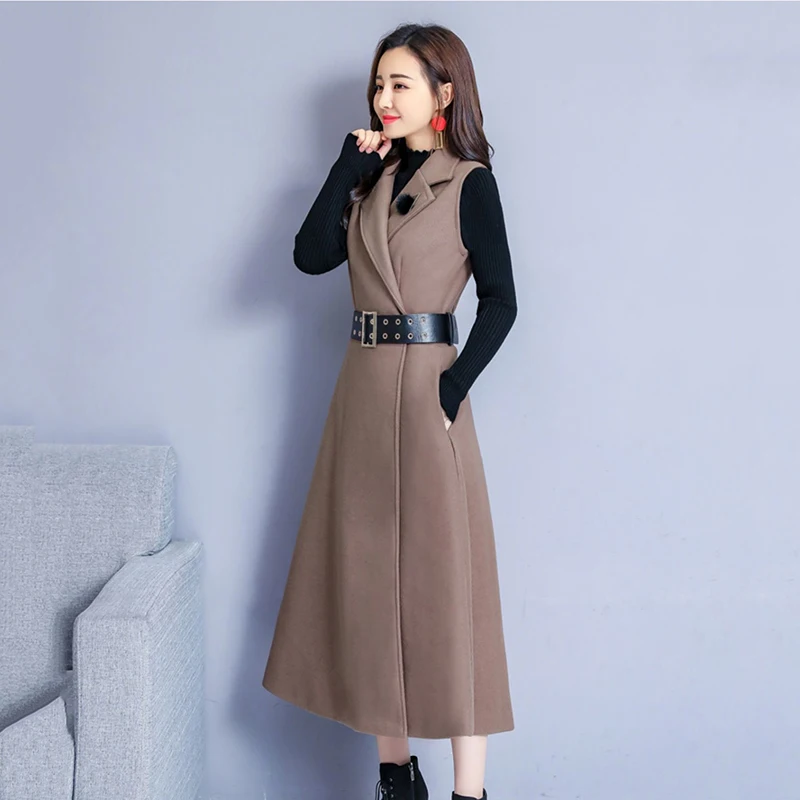 Women's Casual Suit Dress Autumn Winter 2023 New Woolen Two-Piece Female Elegant Thicken Fashion Slim Sweater+Dress