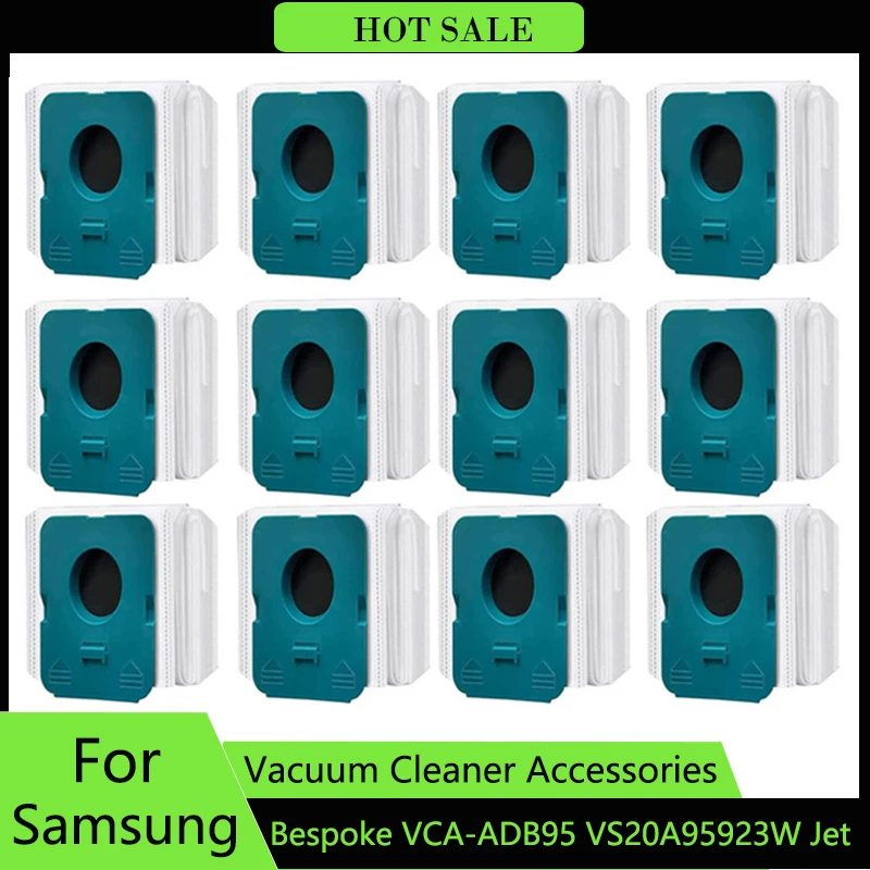 

Мешки для пыли для Samsung Bespoke VCA-ADB95 VS20A95923W Jet Clean Station, вакуумные детали, мешок для сбора пыли, сменные аксессуары