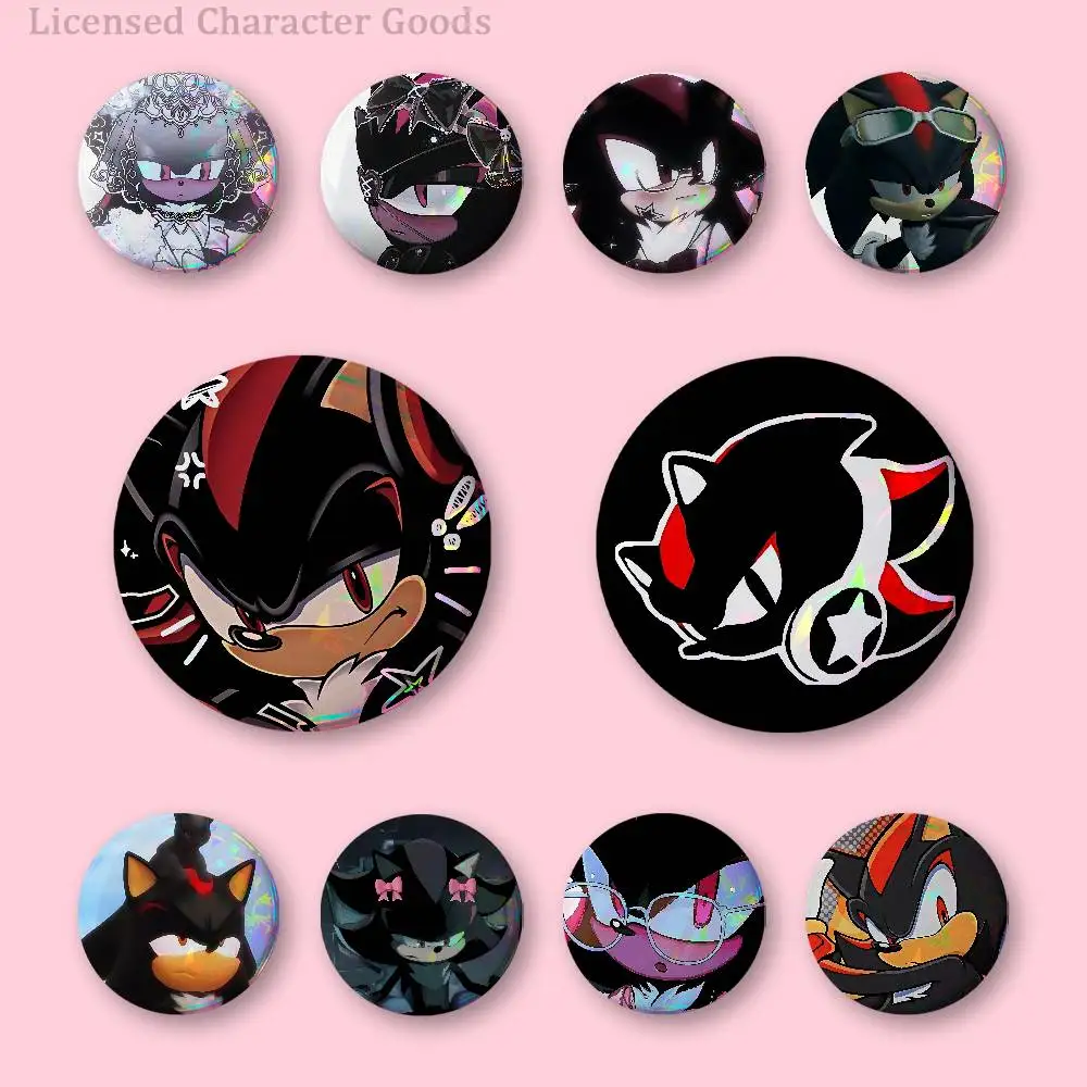 S-Sha-dowS Badges Round Nijigen Otaku Culture IP peripheral products  58mm 44mm 32mm 75mm 25mm Mini