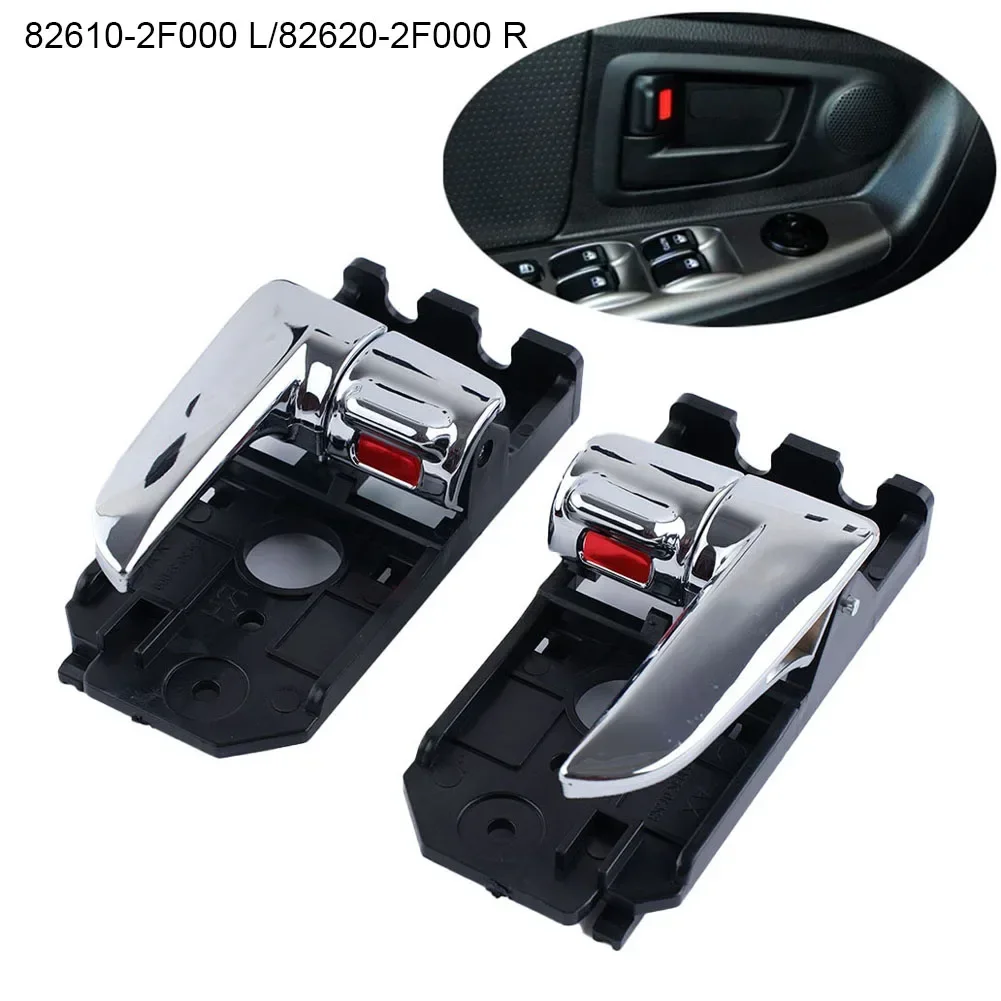 2Pcs Car Inner Inside Door Handle For KIA 5 2004-2009 For KIA CERATO 2005-2012 FRONT REAR Interior Door Handle