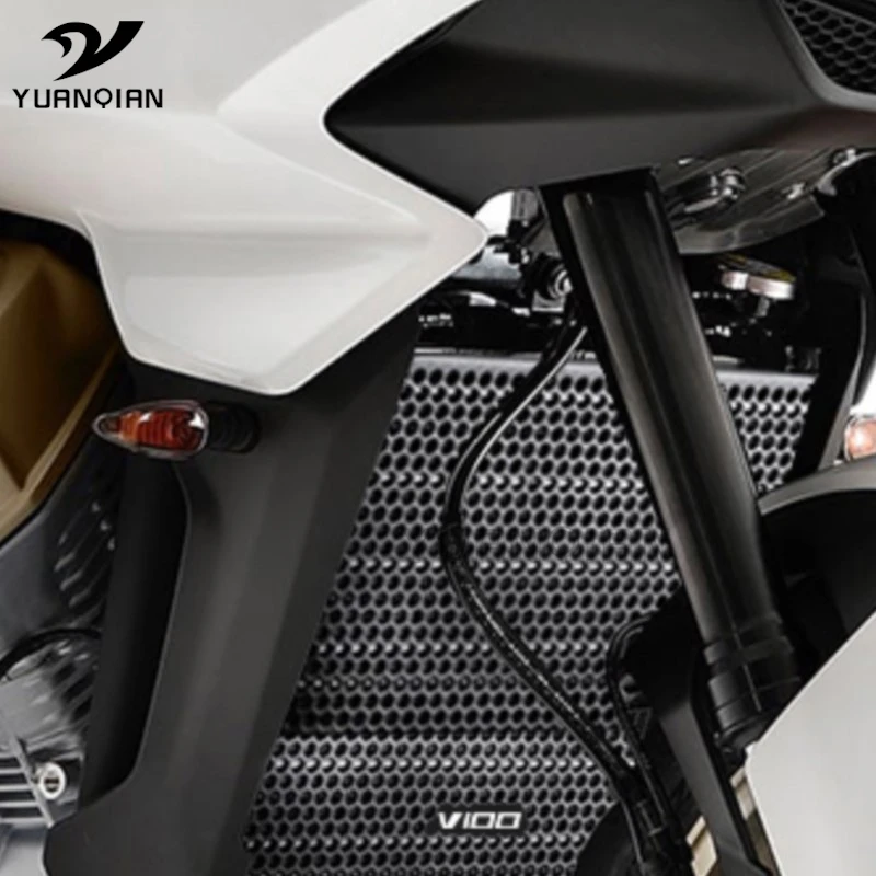 

For Moto Guzzi V100 V 100 Mandello 2023 MandelloS 2024 Motorcycle Accessories Radiator Grille Guard Protector Cover Protection