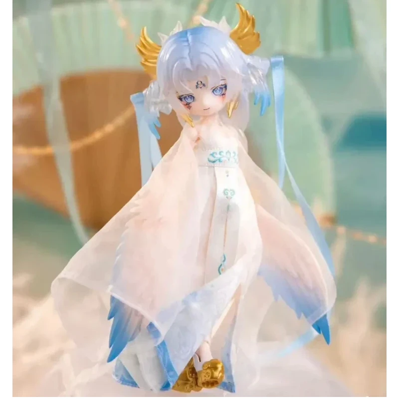 

1/8 Cute Chinese Style Bjd Blind Box Doll Posable Collector Figurine Kawaii Desktop Decoration Mystery Box Gift For Women