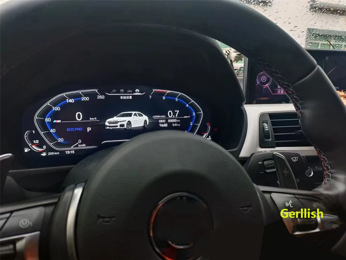 سيارة LCD لوحة القيادة الرقمية لوحة أداة العنقودية عداد السرعة قمرة القيادة الافتراضية ل X1 X2 F48 F49 F39 2016-2022 #3