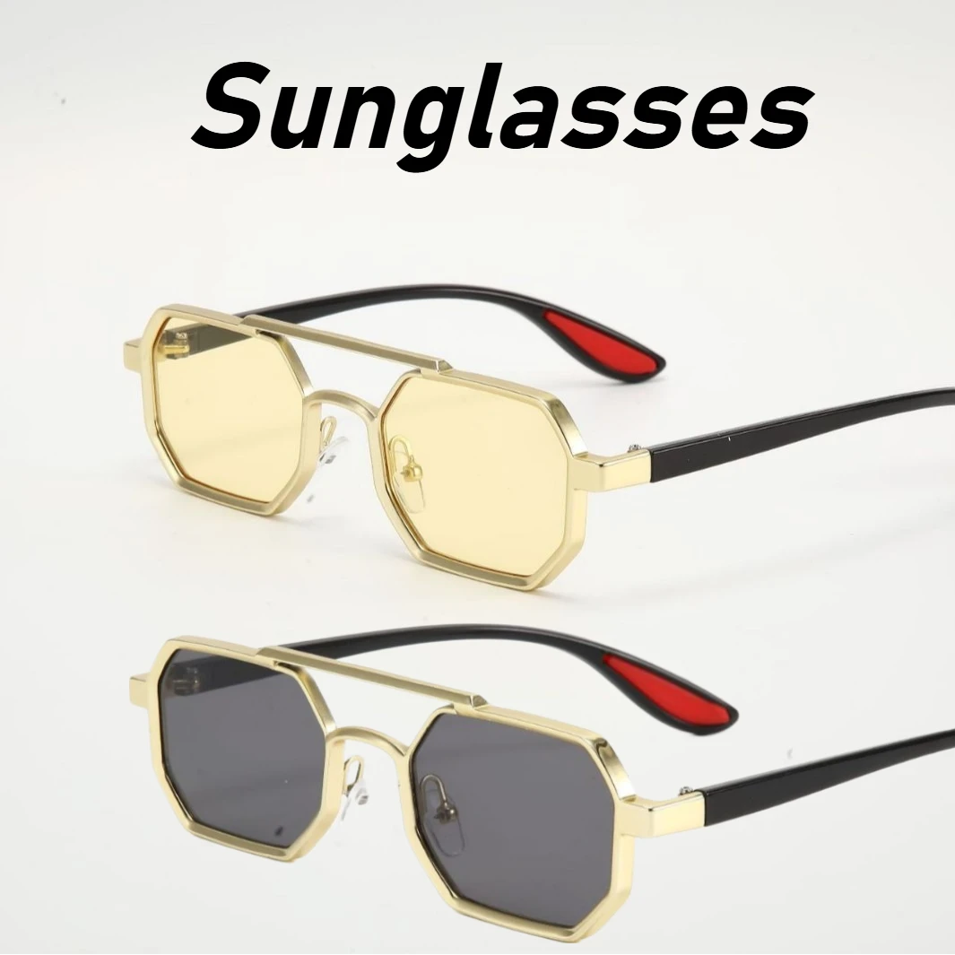 

Unisex New Fashion UV400 Sunglasses Fashionable Metal Frame Driving Glasses Outdoor Travel Sunscreen Eye Protection Glasses