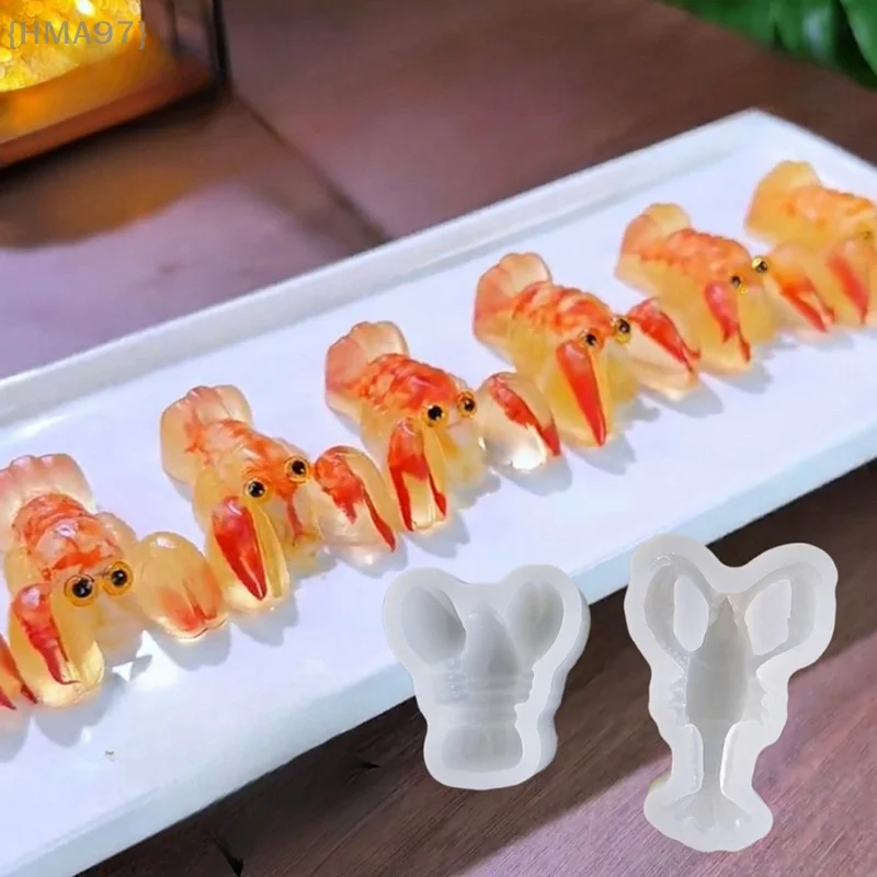 Lobster Koi Fish Silicone Cake Chocolate Mould Jelly Handmade Sugarcraft Bar Candy Mold Household Kitchen Bakeware Cake Tools