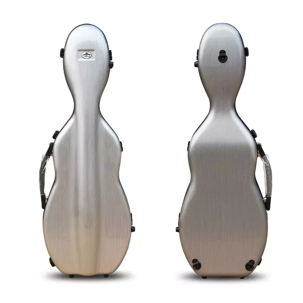 Violin Case 4/4 Size Hard Shell Carbon Fiber Composite Violin Box Backstraps Handle bow Holder Lightweight Durable #US - view 2