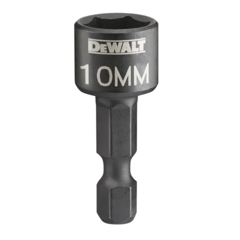 DEWALT N597284/DT7463 10mm Magnetic Hex Socket Driver 50-Pack Bulk, 1/4