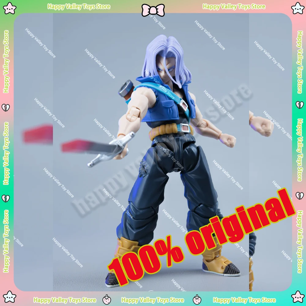 

Demoniacal Fit Trunks Dragon Ball Dbz Action Figure SHF Son of Tomorrow Figurine Statue Collectible Model Gifts Toys Kid