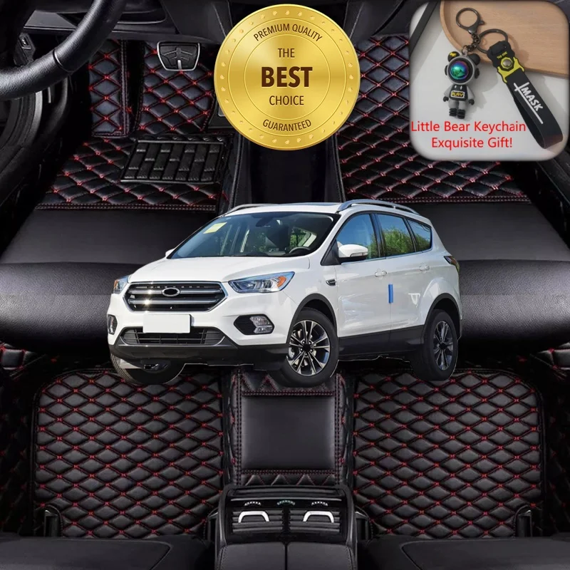 

Автомобильные коврики на заказ для Ford Kuga MK1/MK2/MK3, аксессуары для авто, роскошные ковровые покрытия, коврики для лево- и праворульных автомобилей