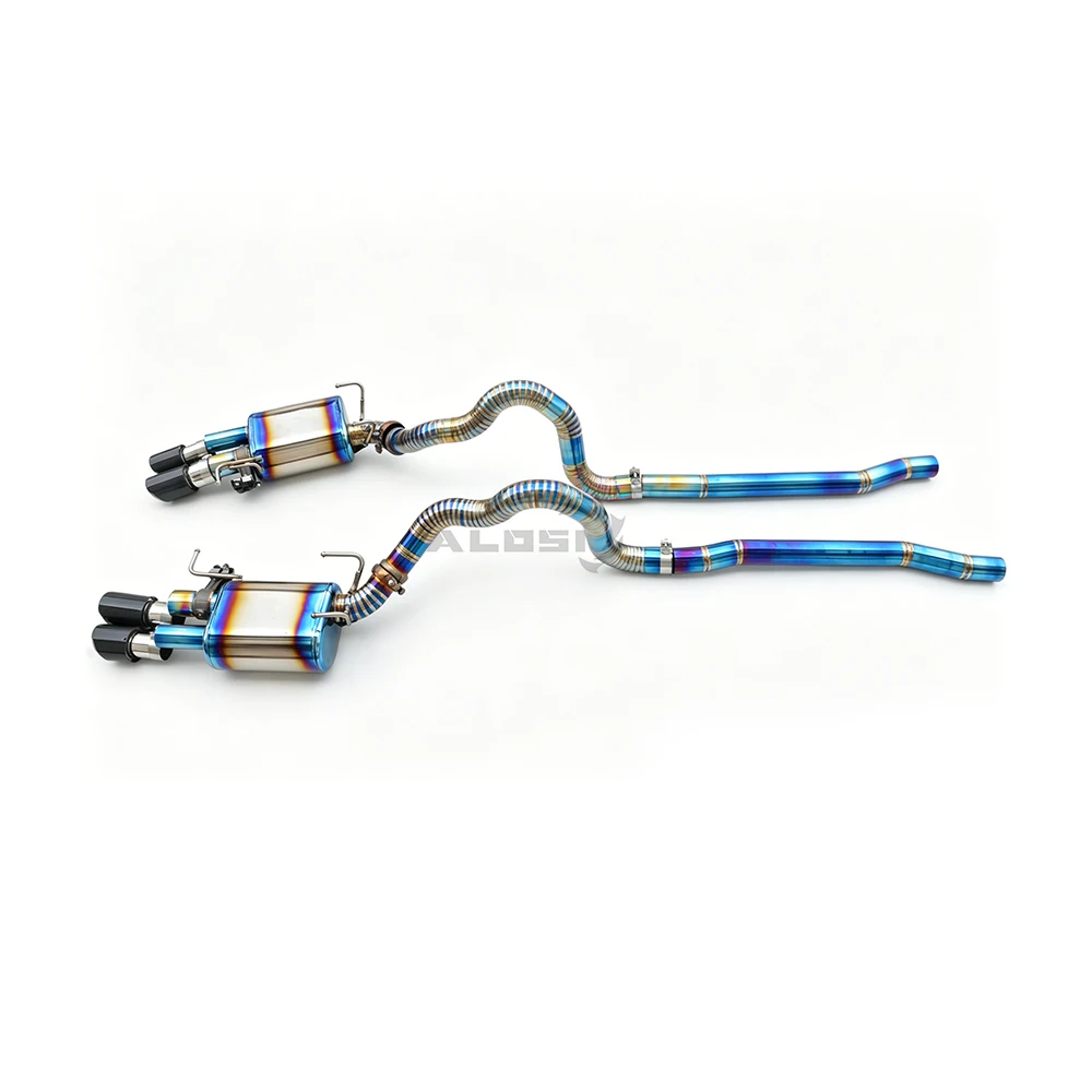 

For 5th generation Ford Mustang 5.0 2010-2014 titanium alloy high-performance lightweight cat back exhaust with valve