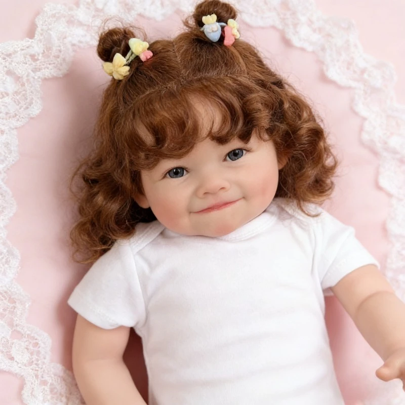 

60CM Cotton Body Baby Doll Raya Hand Paint Multiple Layers with Visible Veins