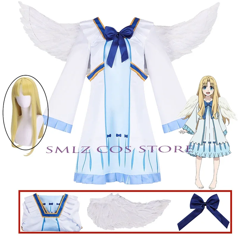 The rising of the Shield hero cosplay anime filo Fillo Philo cosplay wing wig lolita dress set Halloween party outfit for woman