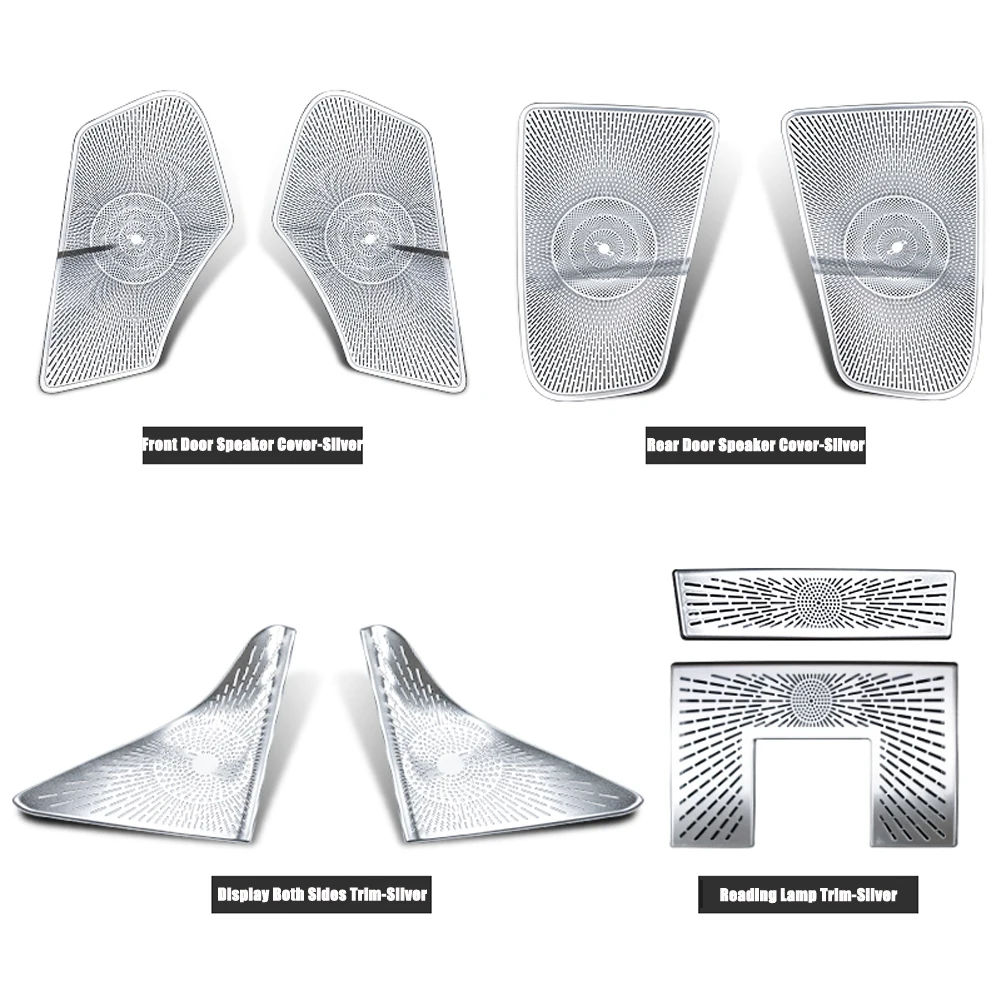 NEW For Mercedes Benz CLS Class W218 2012-2017 Car Accessories Front Rear Door Audio Speaker Roof Reading Lamp Cover Trim Frame image 3