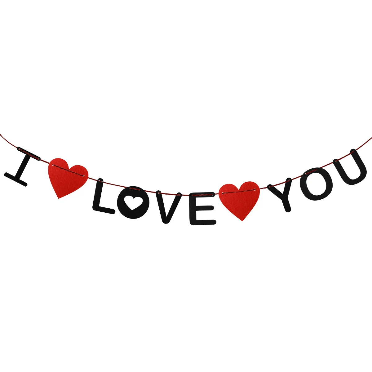 3 Meters Wedding Bunting Banner Flower Garlands Bridal Shower Anniversary Letter