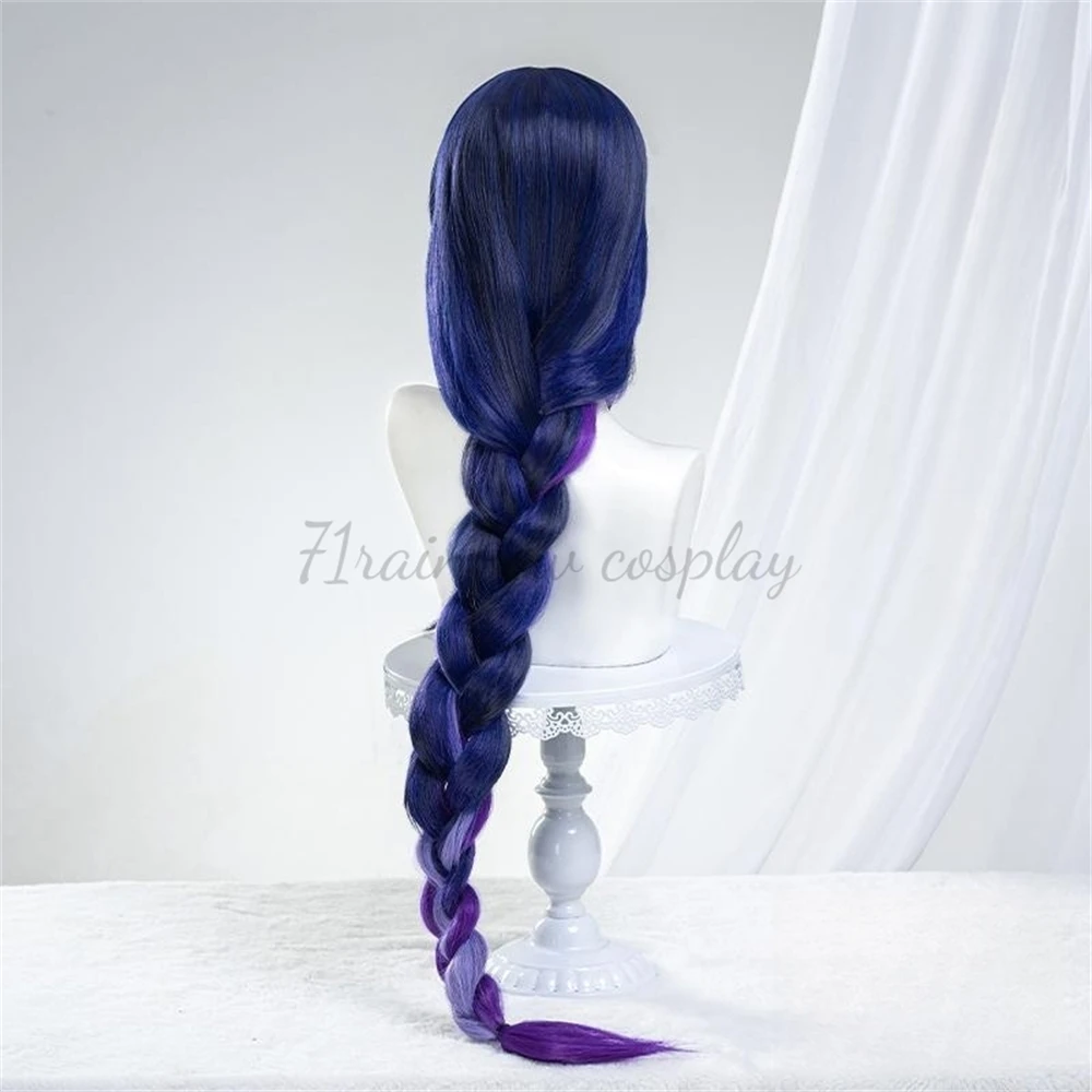 Perruque cosplay Raiden Shogun Beelzebul, Genshin Impact