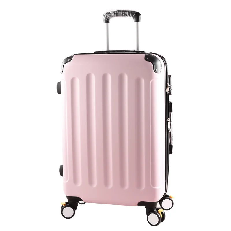 Nieuwe Bagage Abs Trolley Case Hoek Krasbestendige Lederen Koffer Grote Capaciteit Koffer Voor Boarding Case Reiskoffer