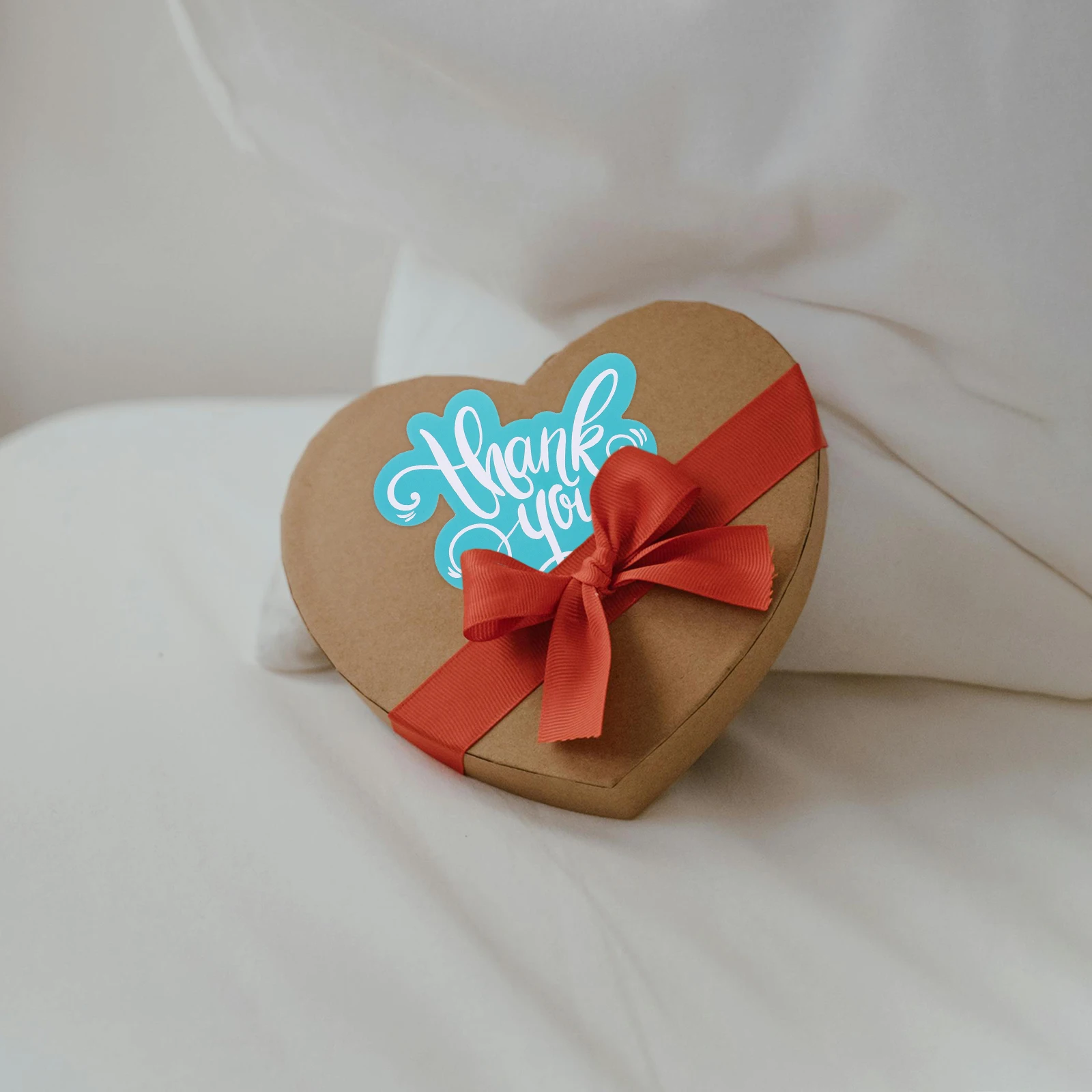 

50 Pcs Thank You Card Small Business Cards Heart Shaped Unique Greeting Funny Paper