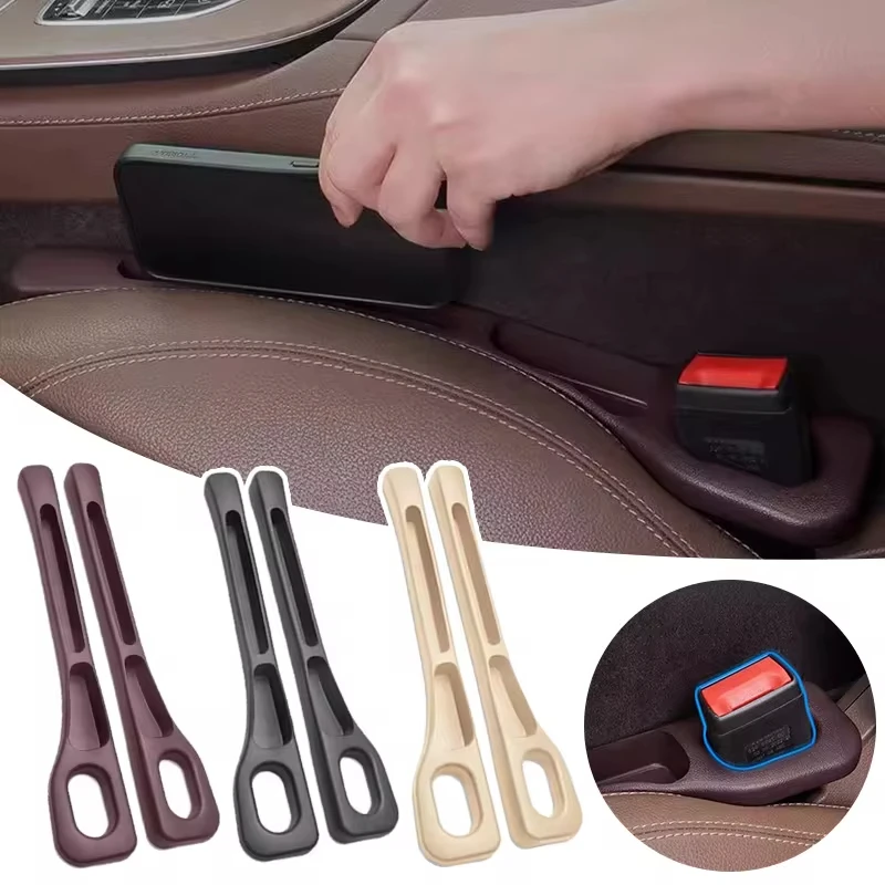 2pcs Car Seat Gap Filler Side Seam Plug Strip Leak-proof Filling Strip For Car SUV Model Wallet Phone Holder Car Accessories